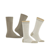 Burlington Heren Sokken Everyday Stripe SO - Mixed 2-Pack 21087 - Jambelles