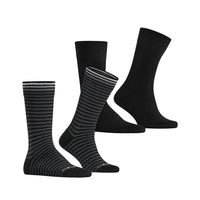 Burlington Heren Sokken Everyday Stripe SO - Mixed 2-Pack 21087 - Jambelles