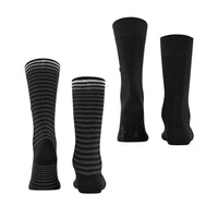 Burlington Heren Sokken Everyday Stripe SO - Mixed 2-Pack 21087 - Jambelles