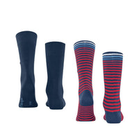 Burlington Heren Sokken Everyday Stripe SO - Mixed 2-Pack 21087 - Jambelles