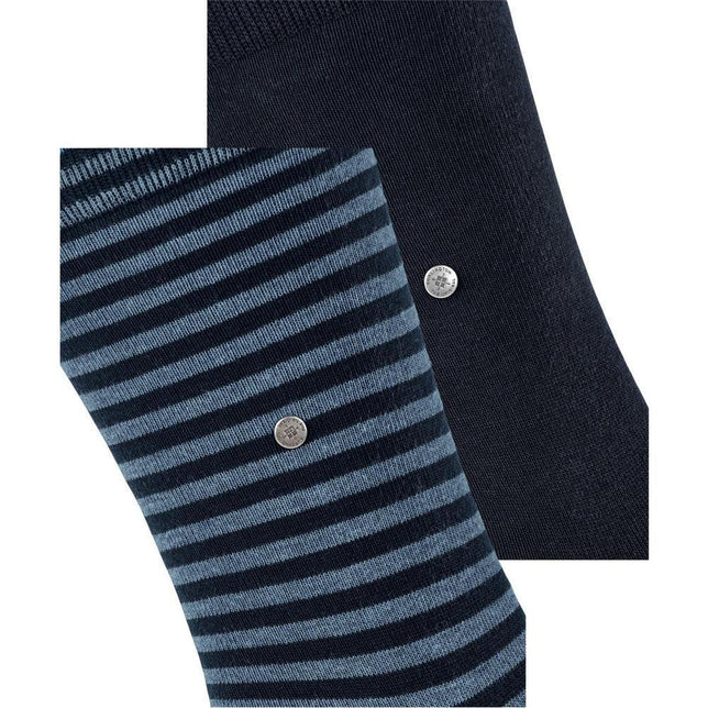 Burlington Heren Sokken Everyday Stripe SO - Mixed 2-Pack 21087 - Jambelles