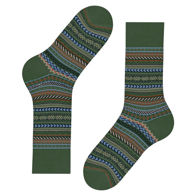 Burlington Heren Sokken Fair Isle Sock 24748 - Jambelles