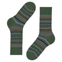 Burlington Heren Sokken Fair Isle Sock 24748 - Jambelles