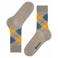 Burlington Heren Sokken Mel. Edinburgh 21183 - Jambelles