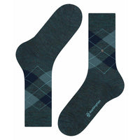 Burlington Heren Sokken Mel. Edinburgh 21183 - Jambelles