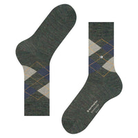 Burlington Heren Sokken Mel. Edinburgh 21183 - Jambelles