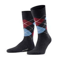 Burlington Heren Sokken Mel. Edinburgh 21183 - Jambelles