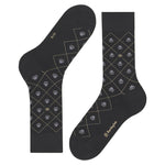 Burlington Heren Sokken Moustache &amp; Hat SO 24733 - Jambelles