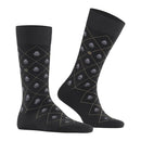 Burlington Heren Sokken Moustache &amp; Hat SO 24733 - Jambelles