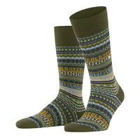 Burlington Heren Sokken Snow Isle SO 24715 - Jambelles