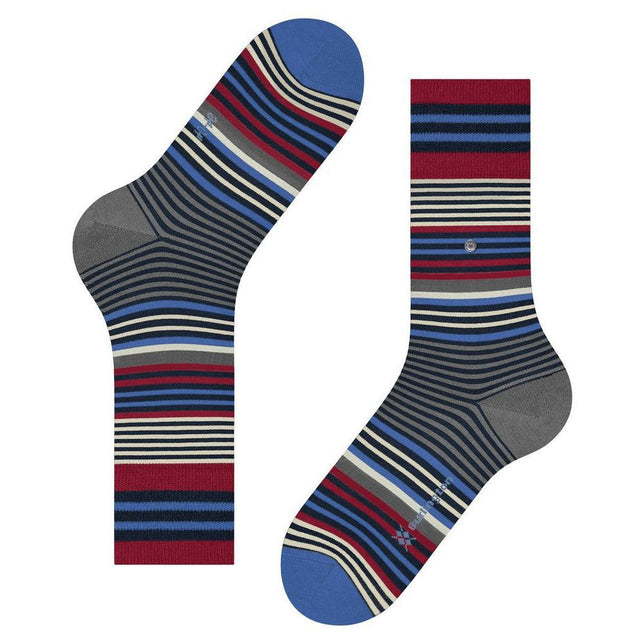 Burlington Heren Sokken Stripe SO 21057 - Jambelles