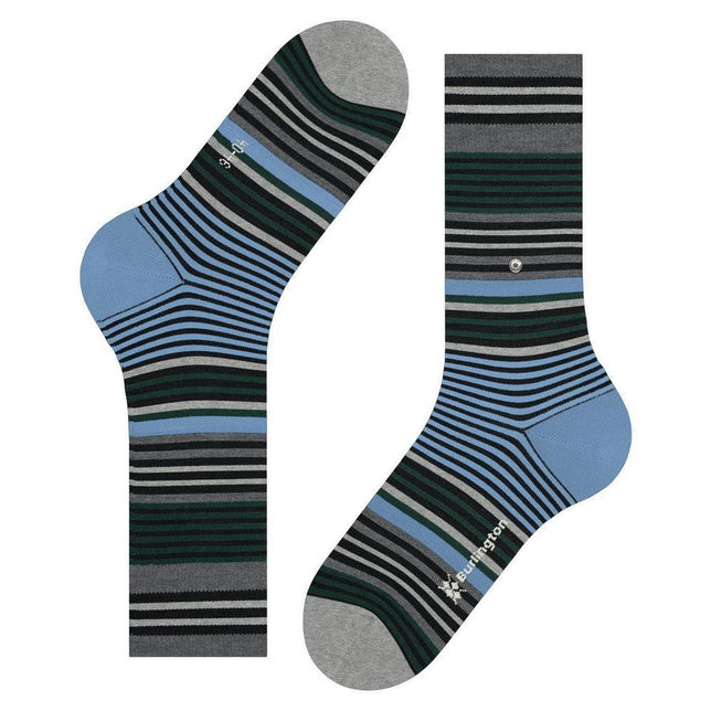 Burlington Heren Sokken Stripe SO 21057 - Jambelles