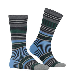 Burlington Heren Sokken Stripe SO 21057 - Jambelles