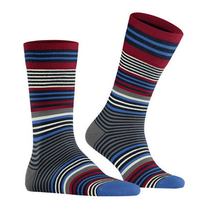 Burlington Heren Sokken Stripe SO 21057 - Jambelles