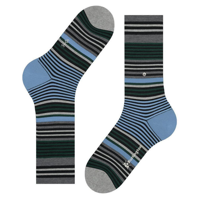 Burlington Heren Sokken Stripe SO 21057 - Jambelles