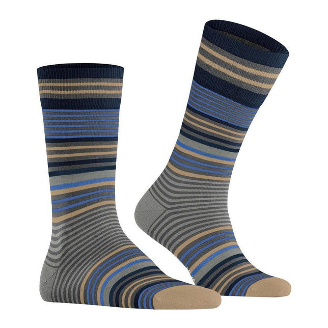 Burlington Heren Sokken Stripe SO 21057 - Jambelles