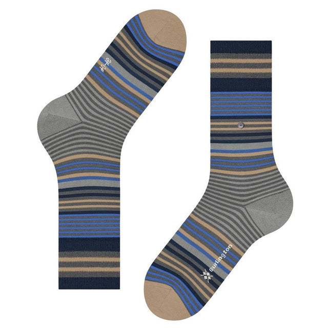 Burlington Heren Sokken Stripe SO 21057 - Jambelles