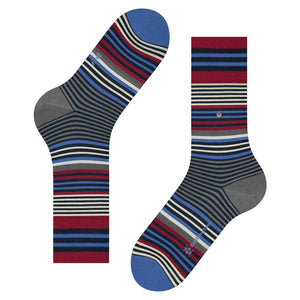 Burlington Heren Sokken Stripe SO 21057 - Jambelles