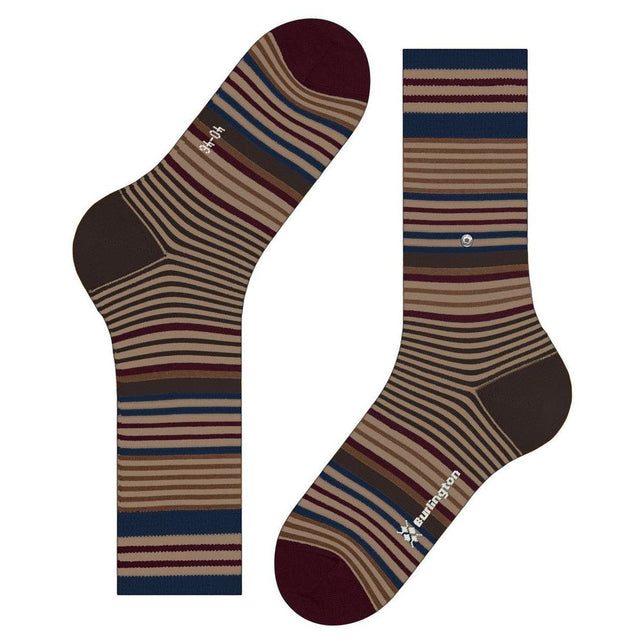 Burlington Heren Sokken Stripe SO 21057 - Jambelles