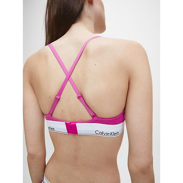 Calvin Klein Dames Bralette Light Lined Triangle 000QF5650E - Jambelles