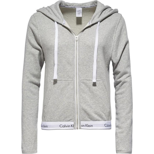 Calvin Klein Dames Loungewear Top Hoodie Full Zip 000QS5667E - Jambelles