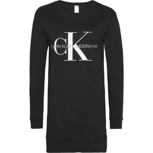 Calvin Klein Dames Nacht Shirt L/S Nightshirt 000QS6152E - Jambelles