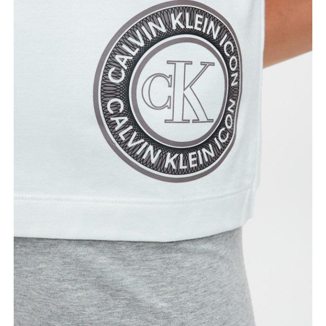 Calvin Klein Dames Shirt Short Sleeve Crew Neck 000QS6514E - Jambelles