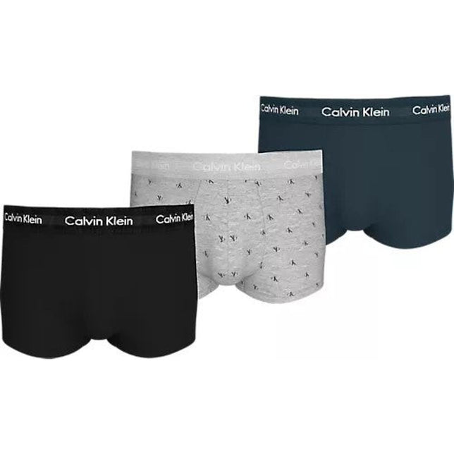 Calvin Klein Heren Boxer Low 3P Rise Trunk 0000U2664G - Jambelles