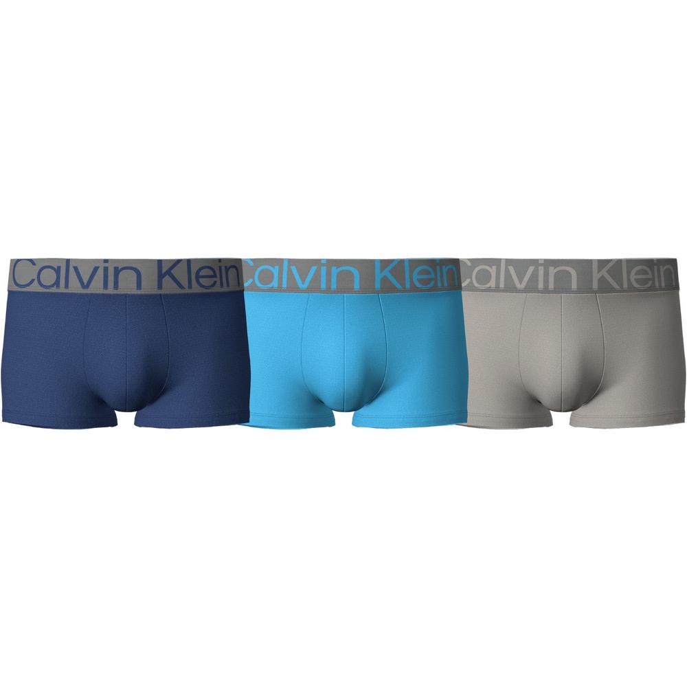 Calvin Klein Heren Boxer Low Rise Trunk Steel Micro Heupboxers 3Pack 000NB3074A - Jambelles