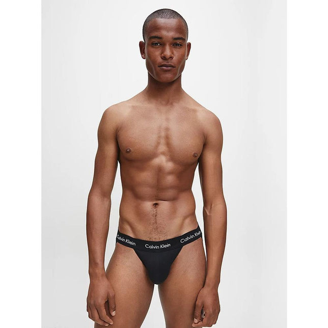 Calvin Klein Heren Slip Jock Strap 2PK 2 P 000NB1354A - Jambelles