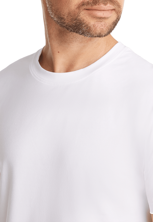 Ten Cate Heren Basics organic cotton stretch T-shirt high neck 2-pack 32327