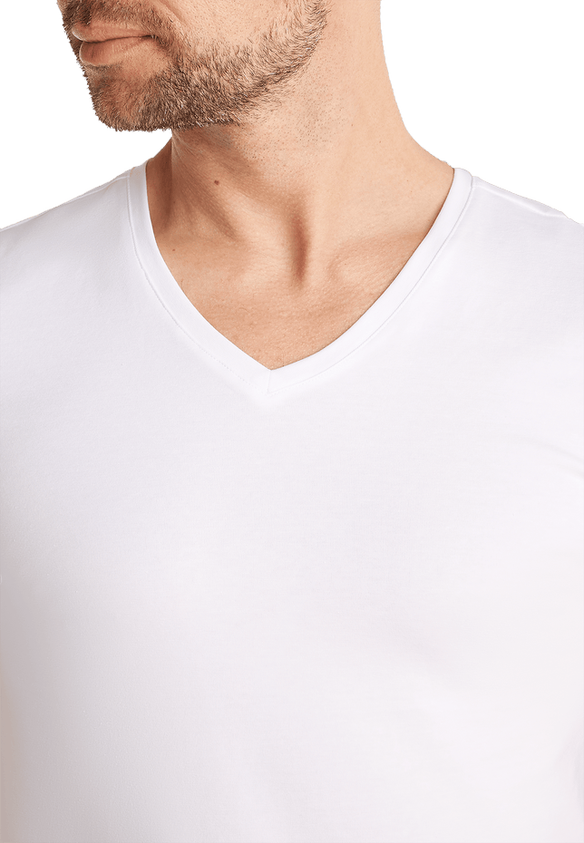 Ten Cate Heren Basics organic cotton V-Hals T-shirt 2-pack 32325