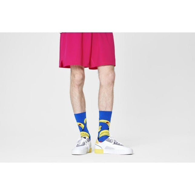 Dames &amp; Heren Fantasie Sokken Happy Socks Banana BAN01 - Jambelles