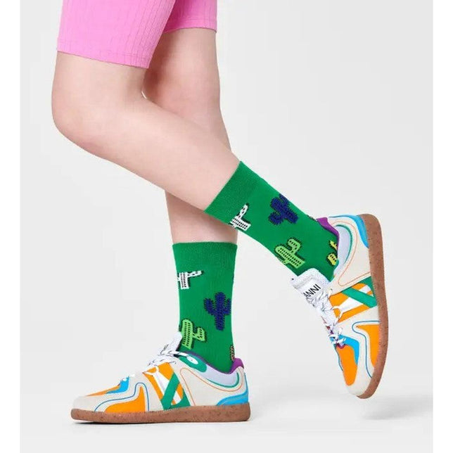 Dames &amp; Heren Fantasie Sokken Happy Socks Cactus CAC01 - Jambelles