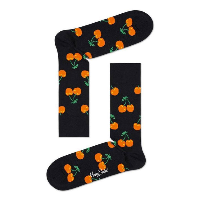 Dames &amp; Heren Fantasie Sokken Happy Socks Cherry CHE01 - Jambelles