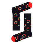 Dames &amp; Heren Fantasie Sokken Happy Socks Diagonal Heart HAR01 - Jambelles
