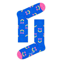 Dames &amp; Heren Fantasie Sokken Happy Socks Diagonal Heart HAR01 - Jambelles