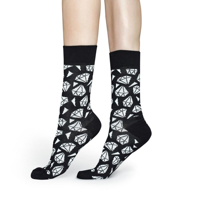 Dames &amp; Heren Fantasie Sokken Happy Socks Diamond DIA01 - Jambelles
