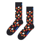 Dames &amp; Heren Fantasie Sokken Happy Socks Hamburger HAM01 - Jambelles