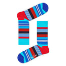 Dames &amp; Heren Fantasie Sokken Happy Socks M Stripe MST01 - Jambelles