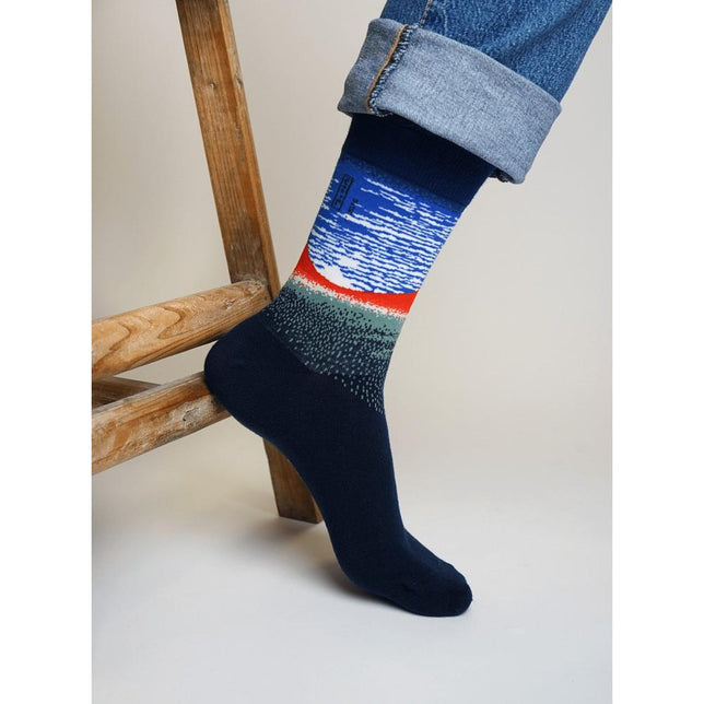 Dames &amp; Heren Fantasie Sokken Red Fuji Kunstsokken RF001 - Jambelles