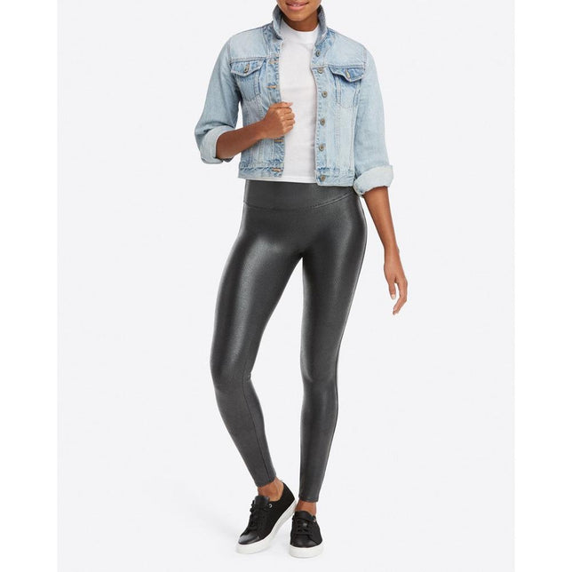 Dames Legging SPANX Faux Leather Pebble Leggings SPX 20186R - Jambelles