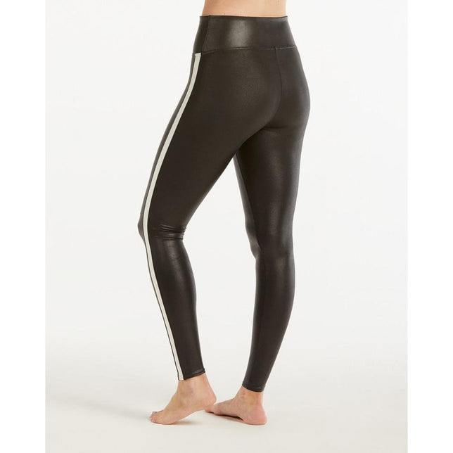 Dames Legging SPANX Faux Leather Side Stripe Legg SPX 20187R - Jambelles