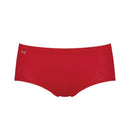 Lichtroze dames slip sloggi Basic+ Midi, van achteren gedragen, met hoge taille en subtiel afgewerkte elastische boorden. - Jambelles