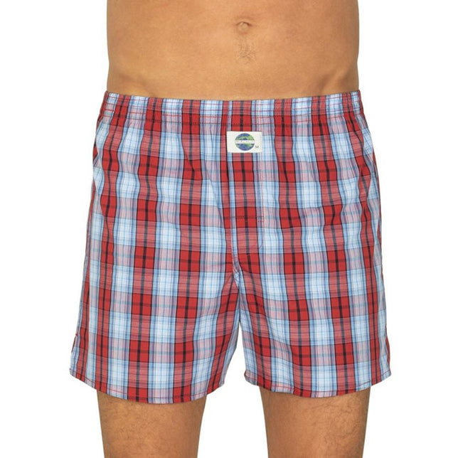 Deal Heren Boxer Check 100% co 192284 - Jambelles