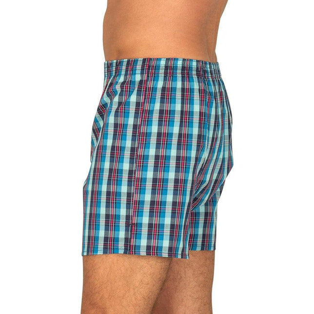 Deal Heren Boxer Check 100% co 192286 - Jambelles