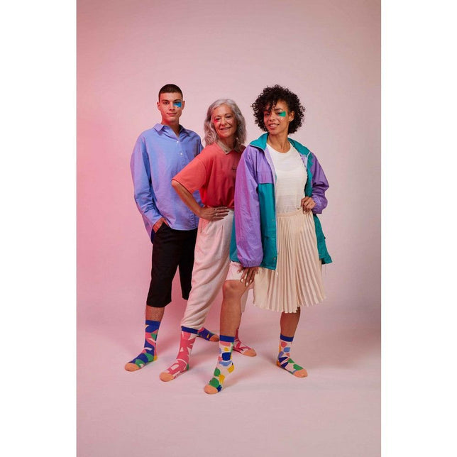 Eat My Socks Dames &amp; Heren Fantasie Sokken Socks Fresh Eggs 3-Pack EMSNCFREG3 - Jambelles