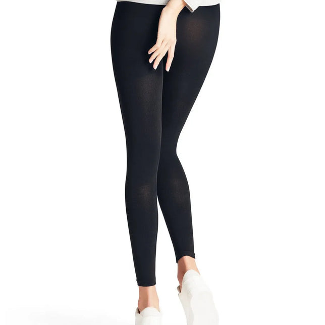 Falke dames Seamless Shaping legging 41270 in zwart, aansluitend model tot de enkels. - Jambelles