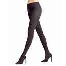 Falke Cotton Touch TI 40081 damespanty in bruin, effen en licht transparant met hoge taille. - Jambelles