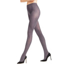 Falke Cotton Touch TI 40081 damespanty in bruin, effen en licht transparant met hoge taille. - Jambelles